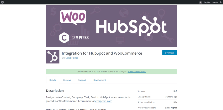 a WordPress plugin for integrating WooCommerce with HubSpot
